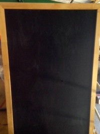 blackboard double side 2m x 1m