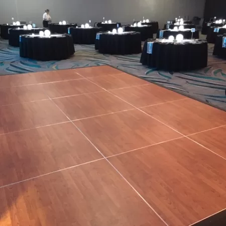 Indoor dance floor (1.2m x 1.2m pieces)