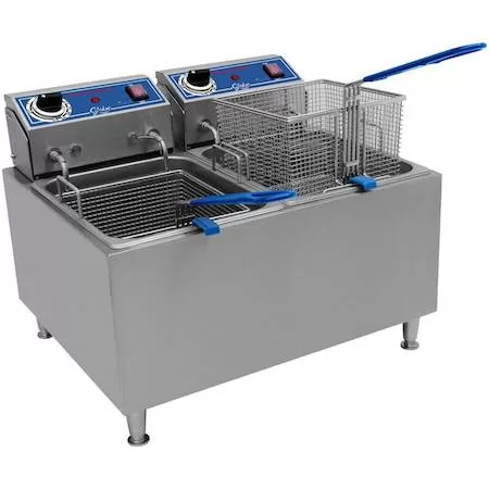 Electric Deep Fryer - (double) 2 x 6L Vat