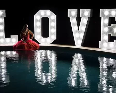 Giant letters - LOVE