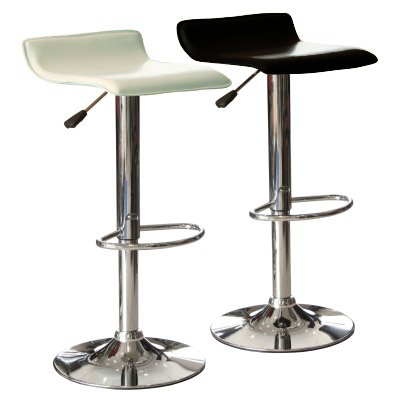 Black or White Padded Backless stool (older style)