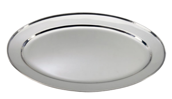 Stainless Steel Platters 50cm Oval