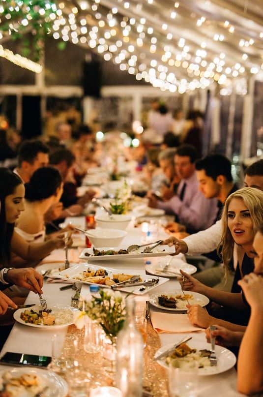 wedding - table - colour